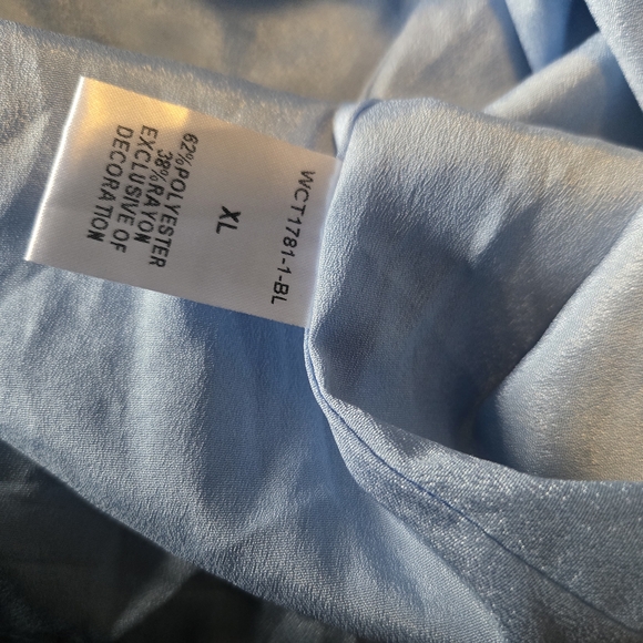 THML Blue Striped Tiered Dress - Picture 6 of 6